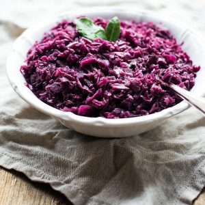 Hausgemachter Apfelrotkohl